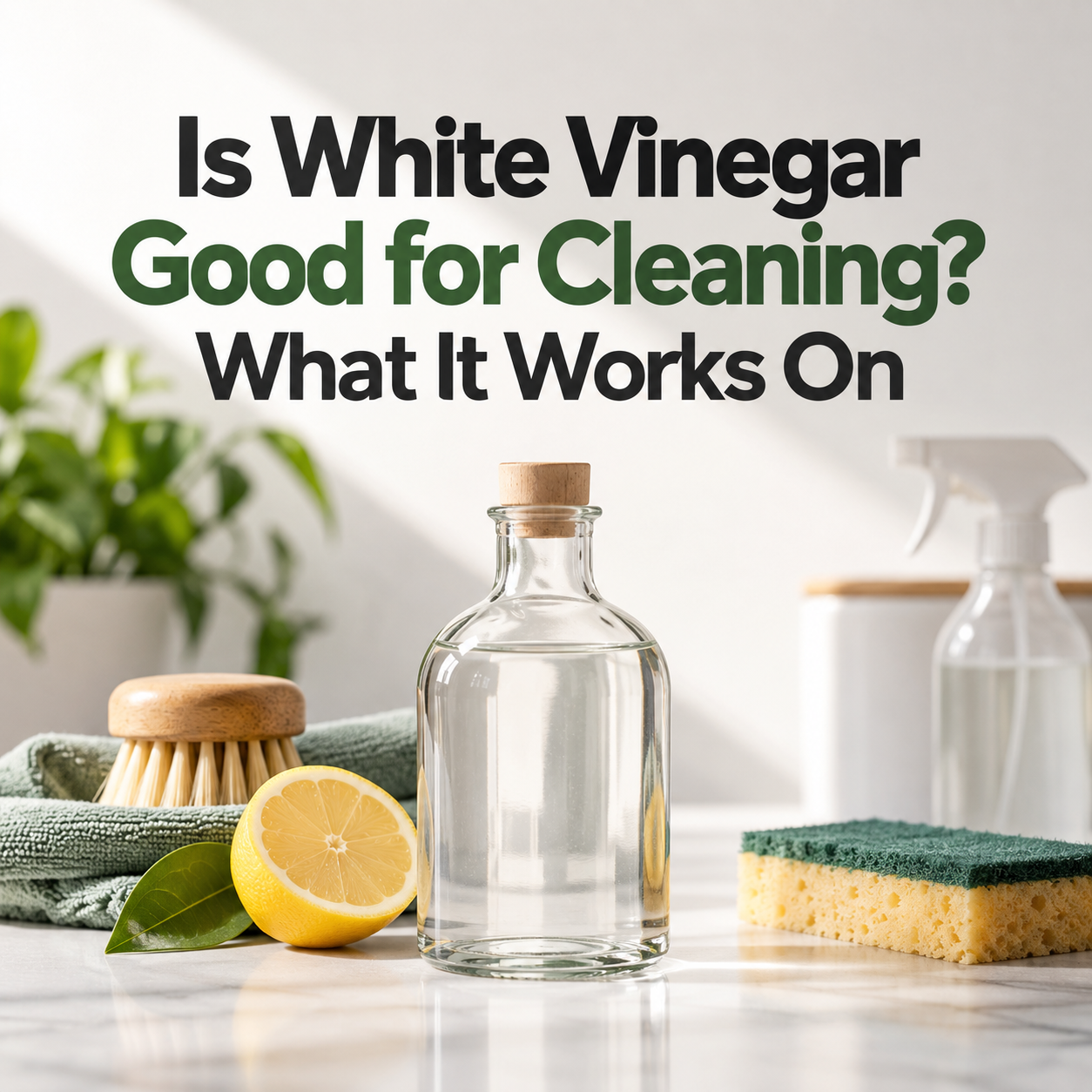 Is White Vinegar Good for Cleaning? What It Works On