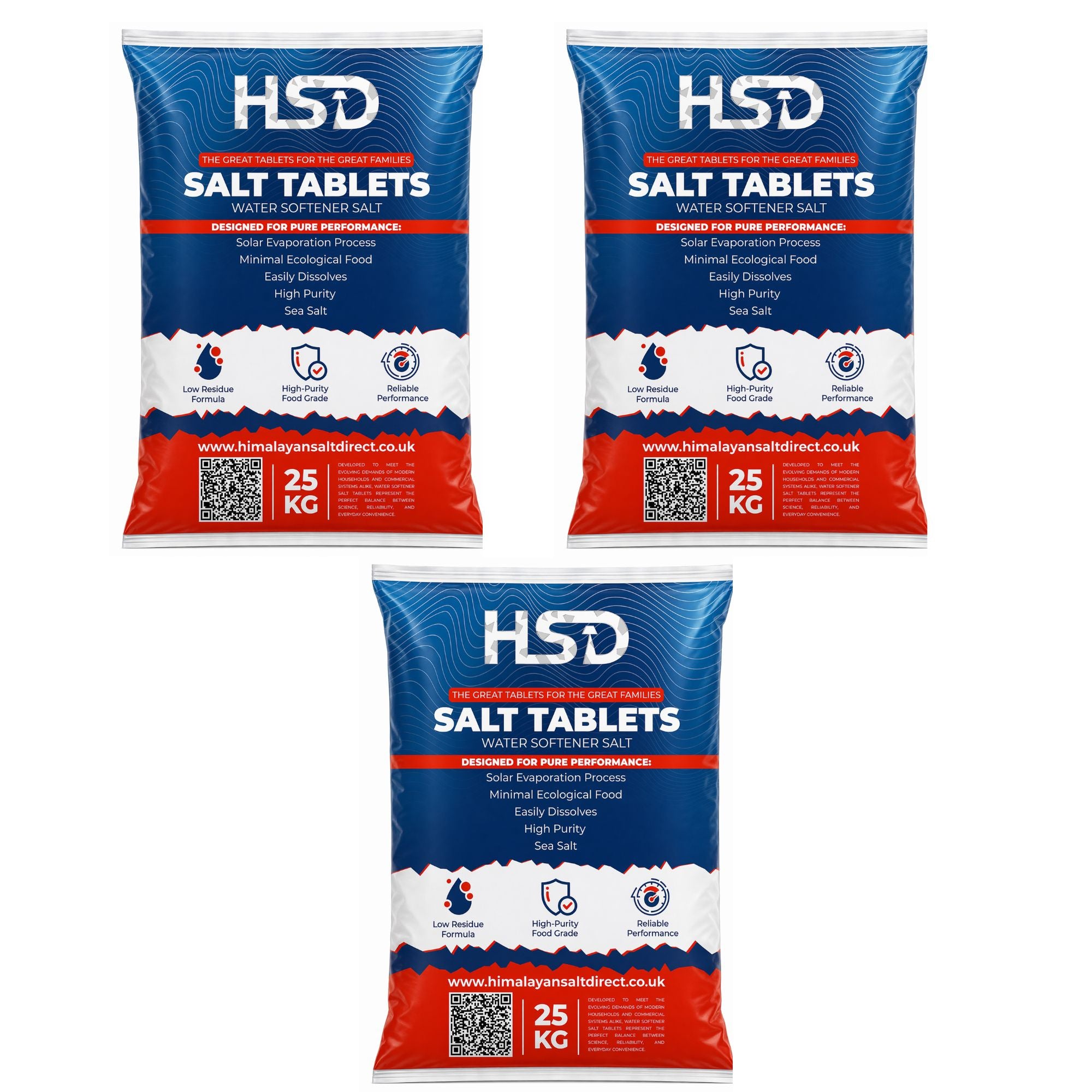 25 Kg Salt Tablets | Water Softener | Food Grade | Compatible to All Water Softner Machines 100% Genuine British water softener salt tablets 25kg, Salt Tablet