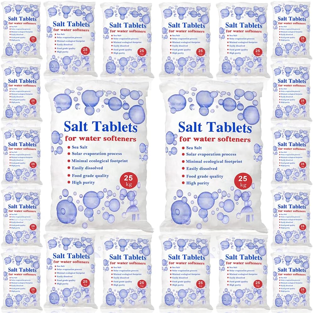 25kg Water Softener Salt Tablets (20 Bags)