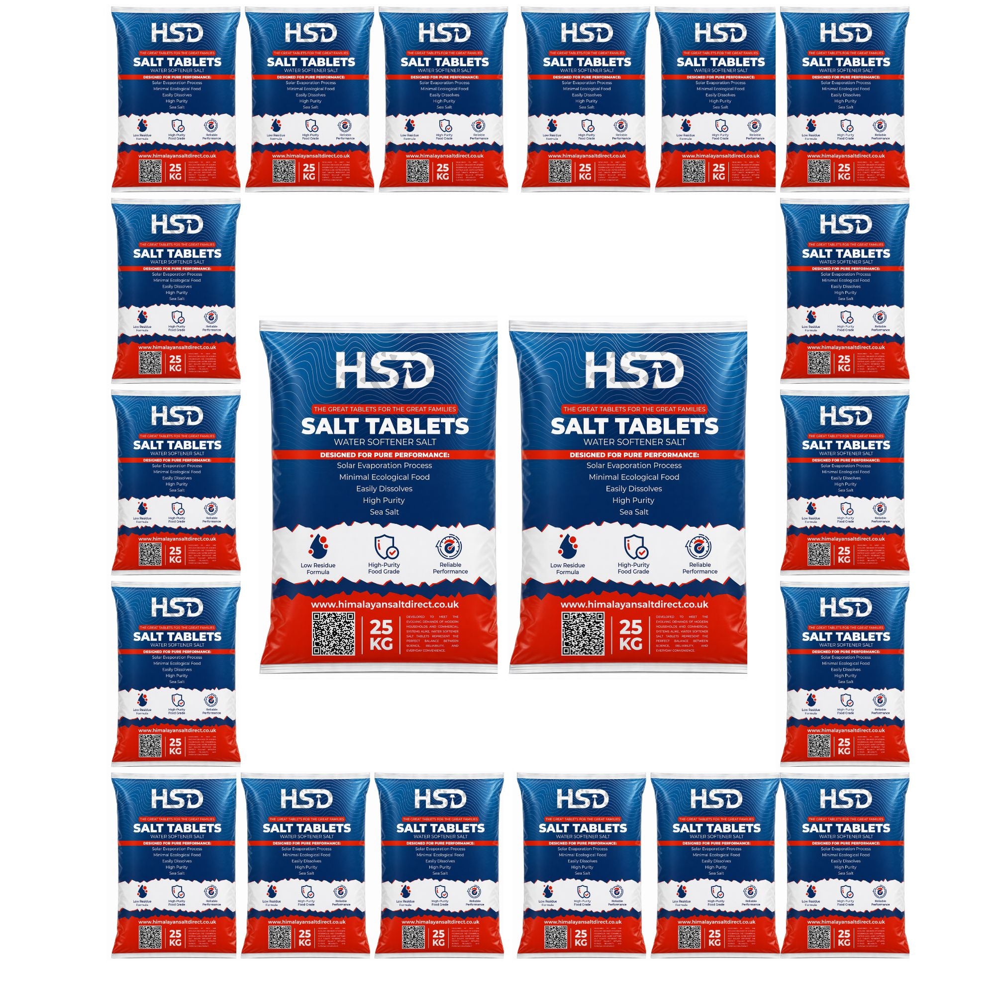 25 Kg Salt Tablets | Water Softener | Food Grade | Compatible to All Water Softner Machines 100% Genuine British water softener salt tablets 25kg, Salt Tablet