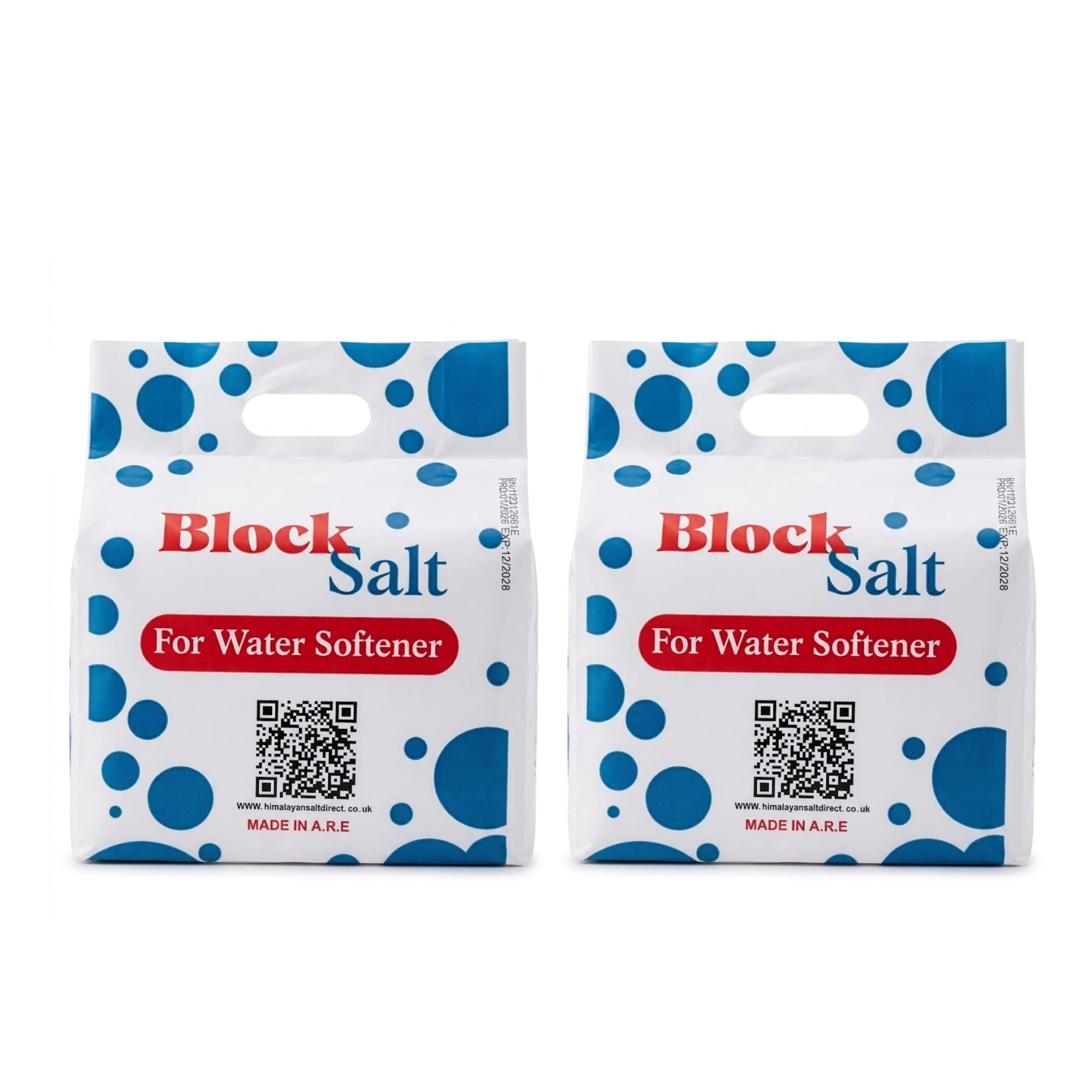 Water Softener Salt Blocks 100% Genuine Food Grade water softener salt block Compatible with All Water Softener Machine, Best For Laundry Kitchen Dishwasher Industrial use Salt Block