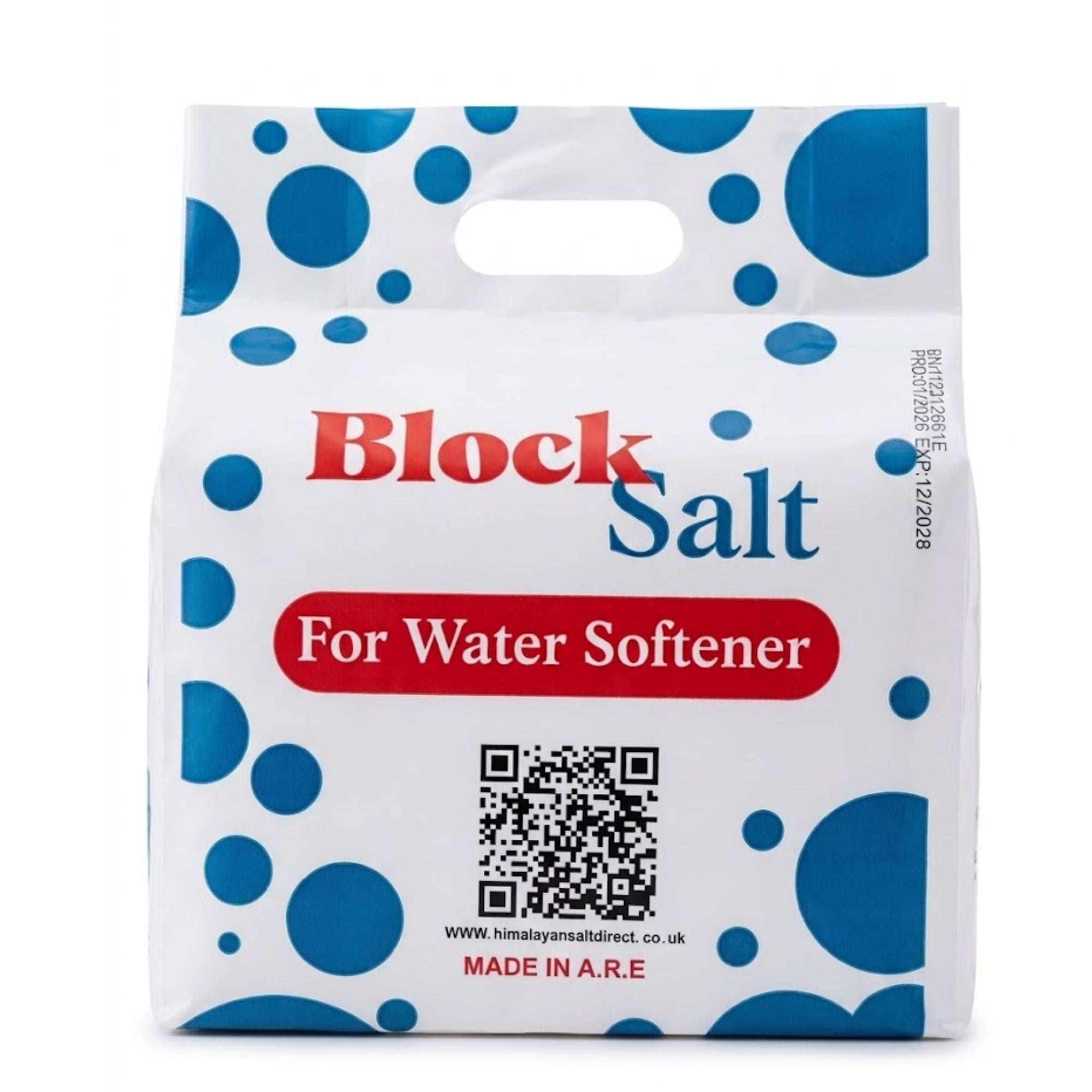 Water Softener Salt Blocks 100% Genuine Food Grade water softener salt block Compatible with All Water Softener Machine, Best For Laundry Kitchen Dishwasher Industrial use Salt Block