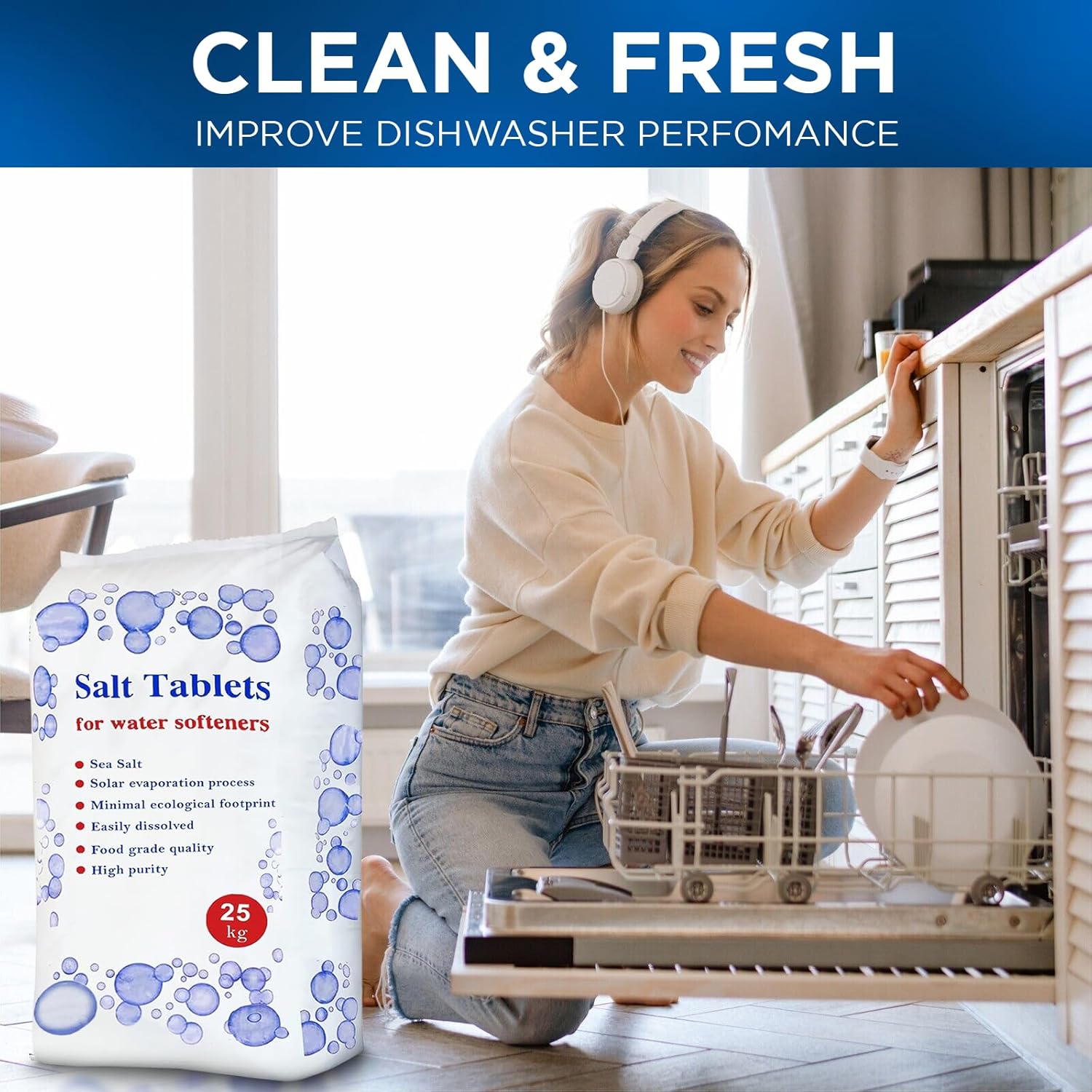 HSD 25 Kg Salt Tablets Water Softener