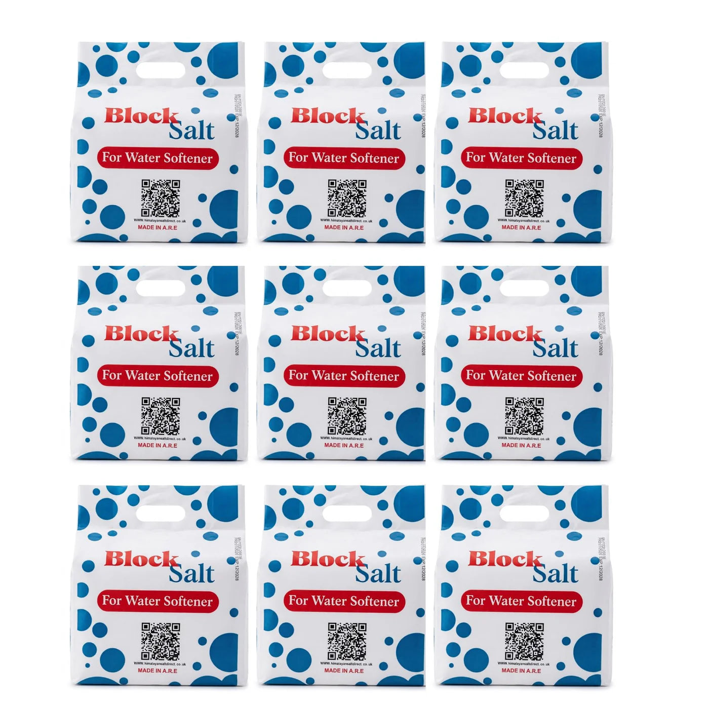 HSD Salt Blocks 9 Pack 18 Blocks for Water Softeners