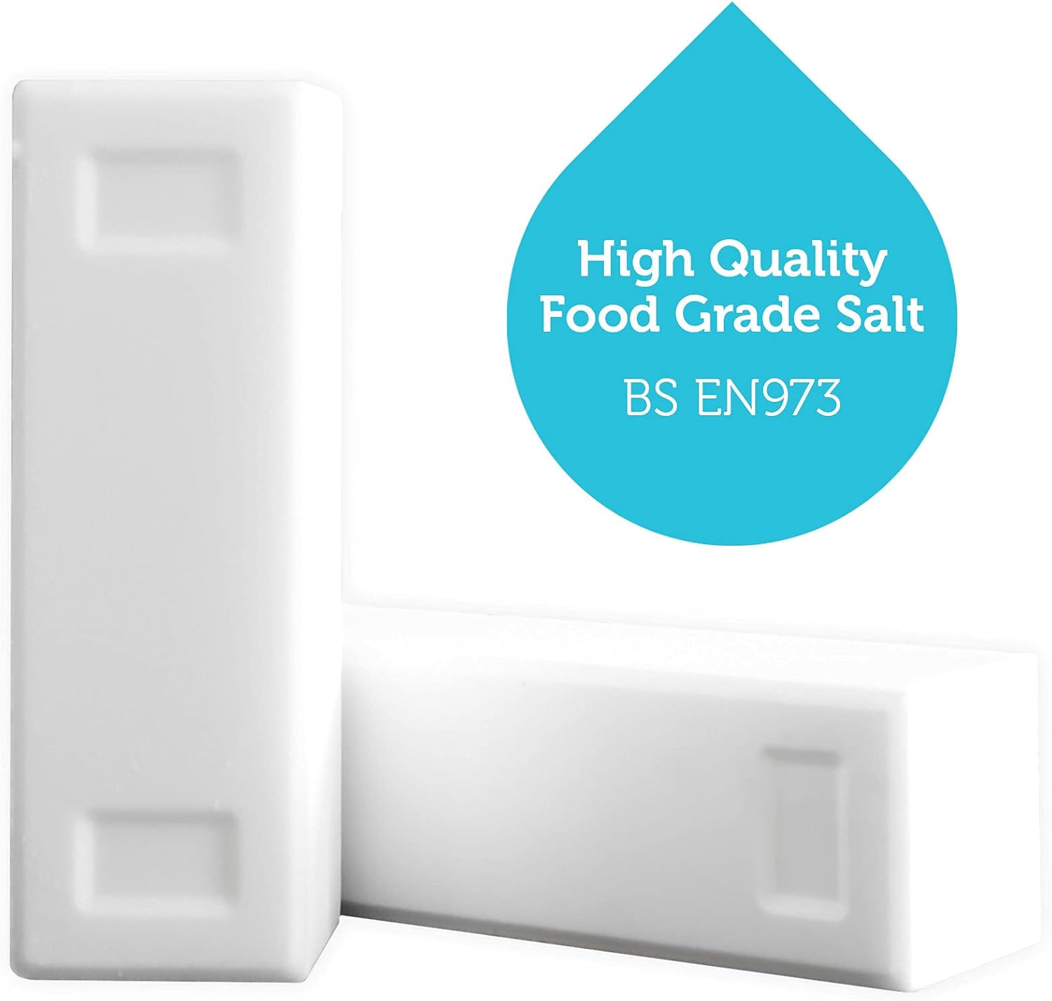 Harvey Block Salt for Water Softeners Original Pure Grade A Food Quality Salt 3 Bags - 6 Blocks Efficient Softening Solution