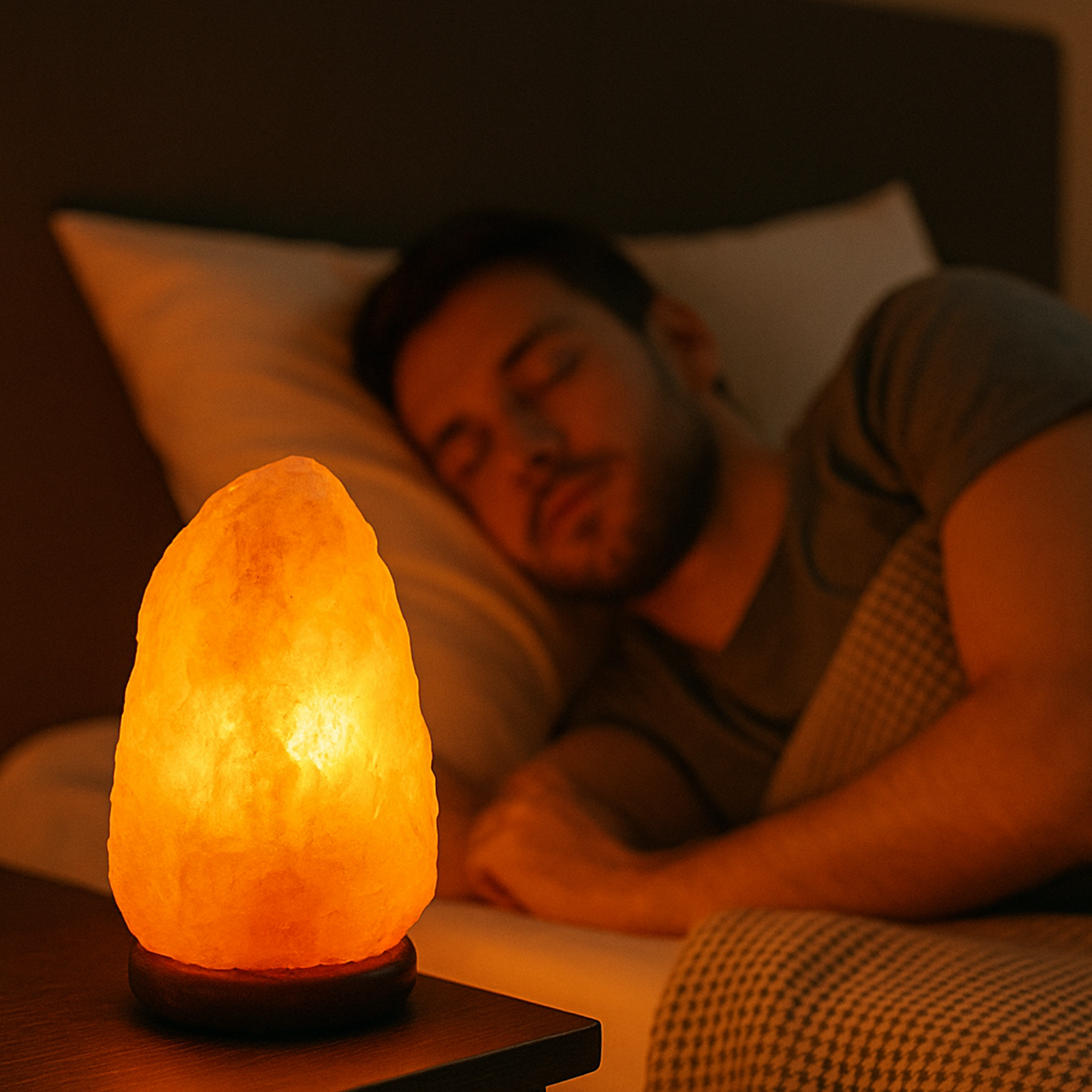 Himalayan Salt Lamp 9 Kg - 12 Kg | Amber For Reliable Calm And Cherished Life