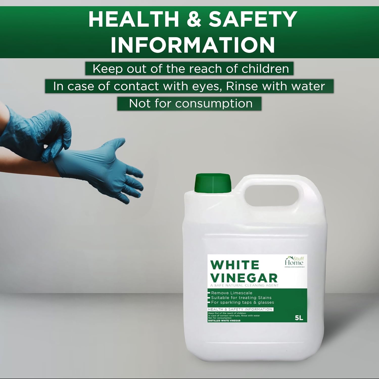 Home Stuff Natural White Vinegar 5L 1Pack