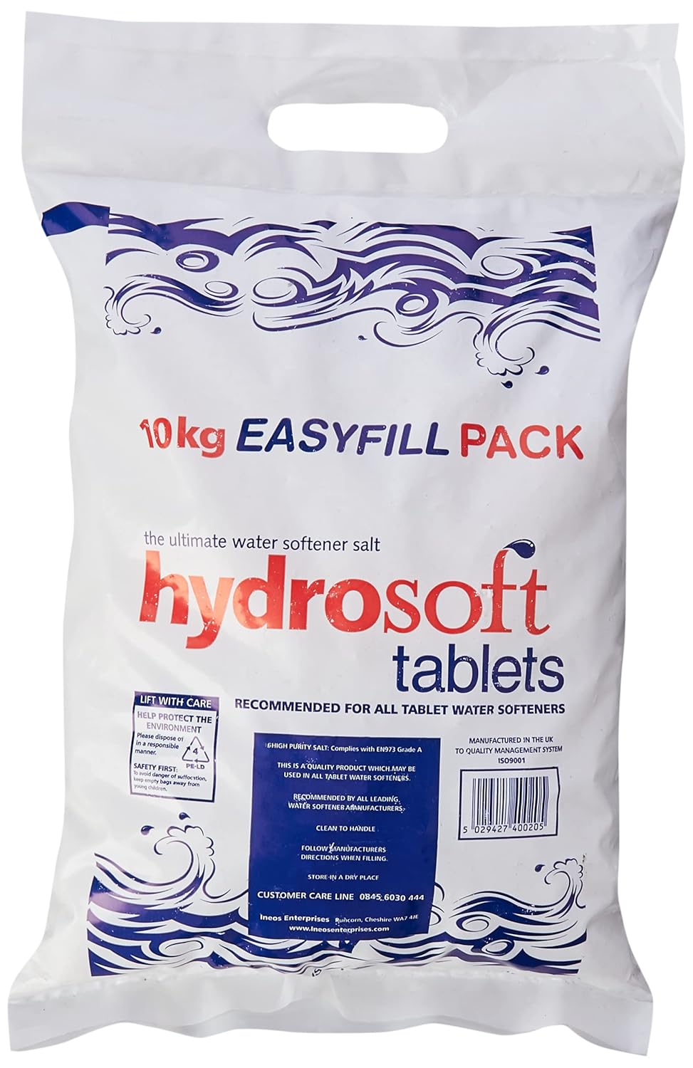 Premium-Quality Hydrosoft Easy Fill Pack 10KG Salt Tablets