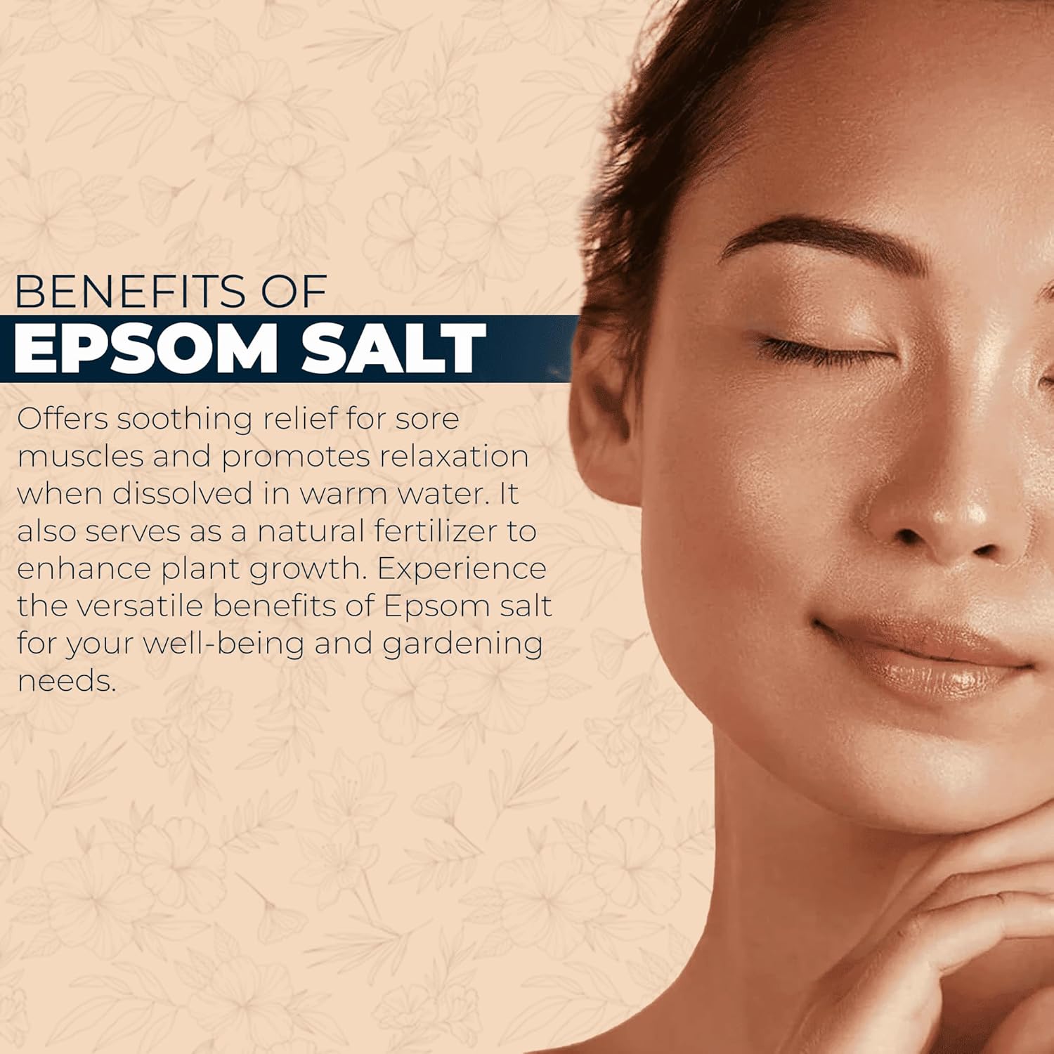 Pure Epsom Salts 10kg, Total Body Therapy, 100% Pure Premium Quality Magnesium Sulphate Traditional Bath Soak, Fine 1.4mm Easily Dissolvable Grain Size, Vegan Friendly