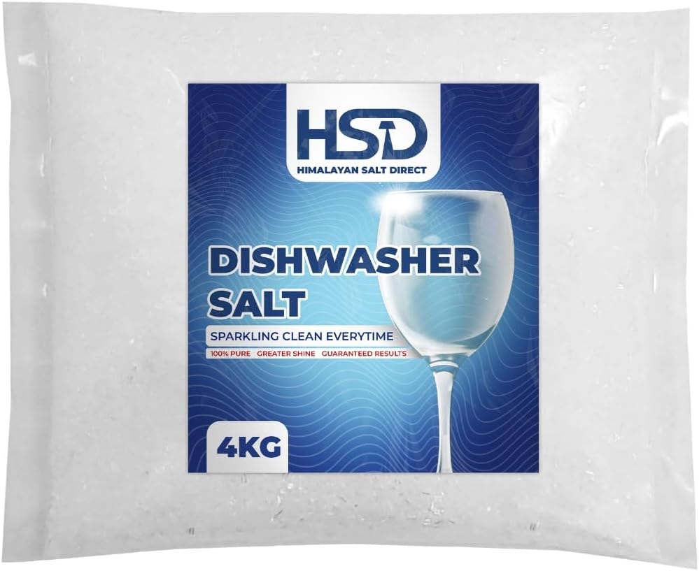 Dishwasher Salt Box, 4kg, Prevents Limescale Build Up, Effective against Hard Water