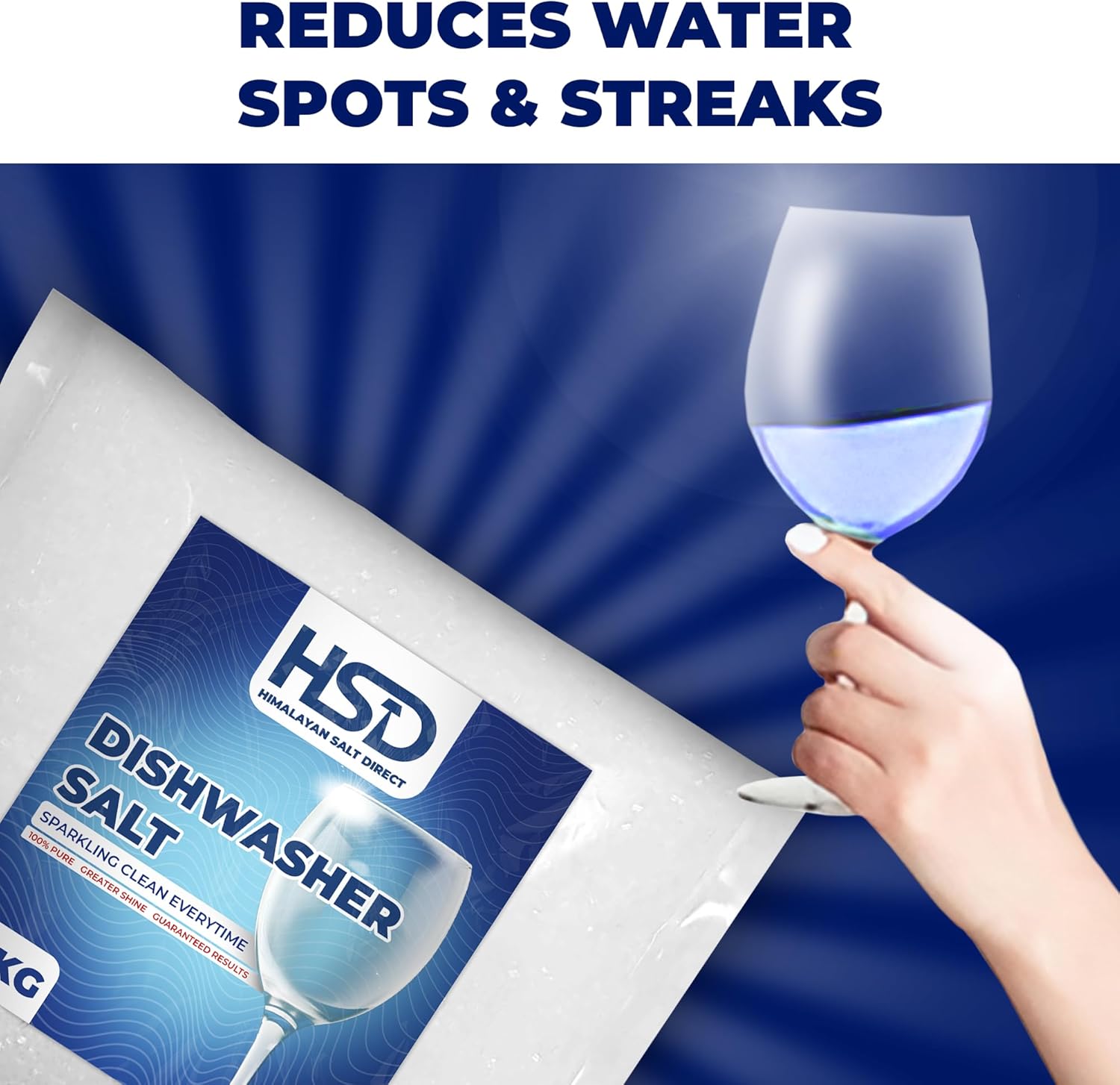 Dishwasher Salt Box, 4kg, Prevents Limescale Build Up, Effective against Hard Water