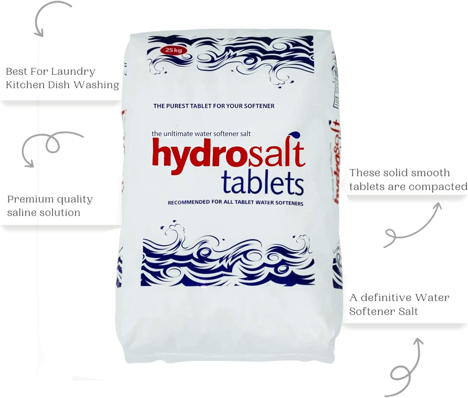 Hydrosoft Salt Tablets 25kg For Tablet Water Softeners